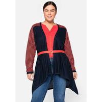 Sheego Longstrickjacke Strickjacken dunkelblau Damen 