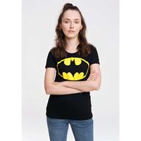 Logoshirt T-Shirt T-Shirts schwarz/gelb Damen 