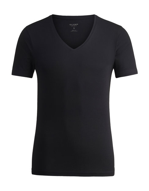 OLYMP Level Five T-Shirt voor eronder, body fit, Zwart