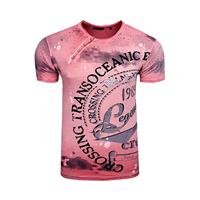 RUSTY NEAL T-Shirt T-Shirts koralle Herren 