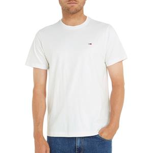 Tommy Jeans T-shirt met vlaglogo in wit