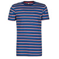 urbanclassics Urban Classics - Fast Stripe Pocket Darkblue/Cityred - - T-Shirts