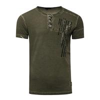 RUSTY NEAL T-Shirt T-Shirts dunkelgrün Herren 