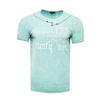 Rusty Neal T-shirt met voorbedrukte tekst