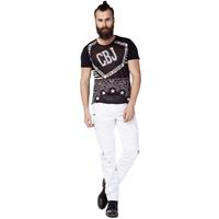 CIPO & BAXX T-Shirt T-Shirts schwarz/weiß Herren 