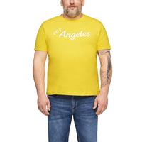 S.Oliver T-Shirt mit Statement-Print T-Shirts gelb Herren 