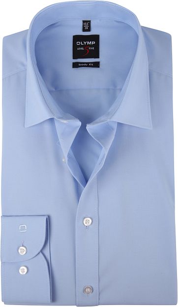 Olymp Overhemd Blauw Body Fit
