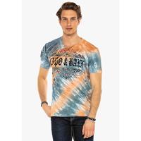 CIPO & BAXX T-Shirt T-Shirts orange Herren 