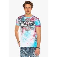 CIPO & BAXX T-Shirt T-Shirts türkis Herren 