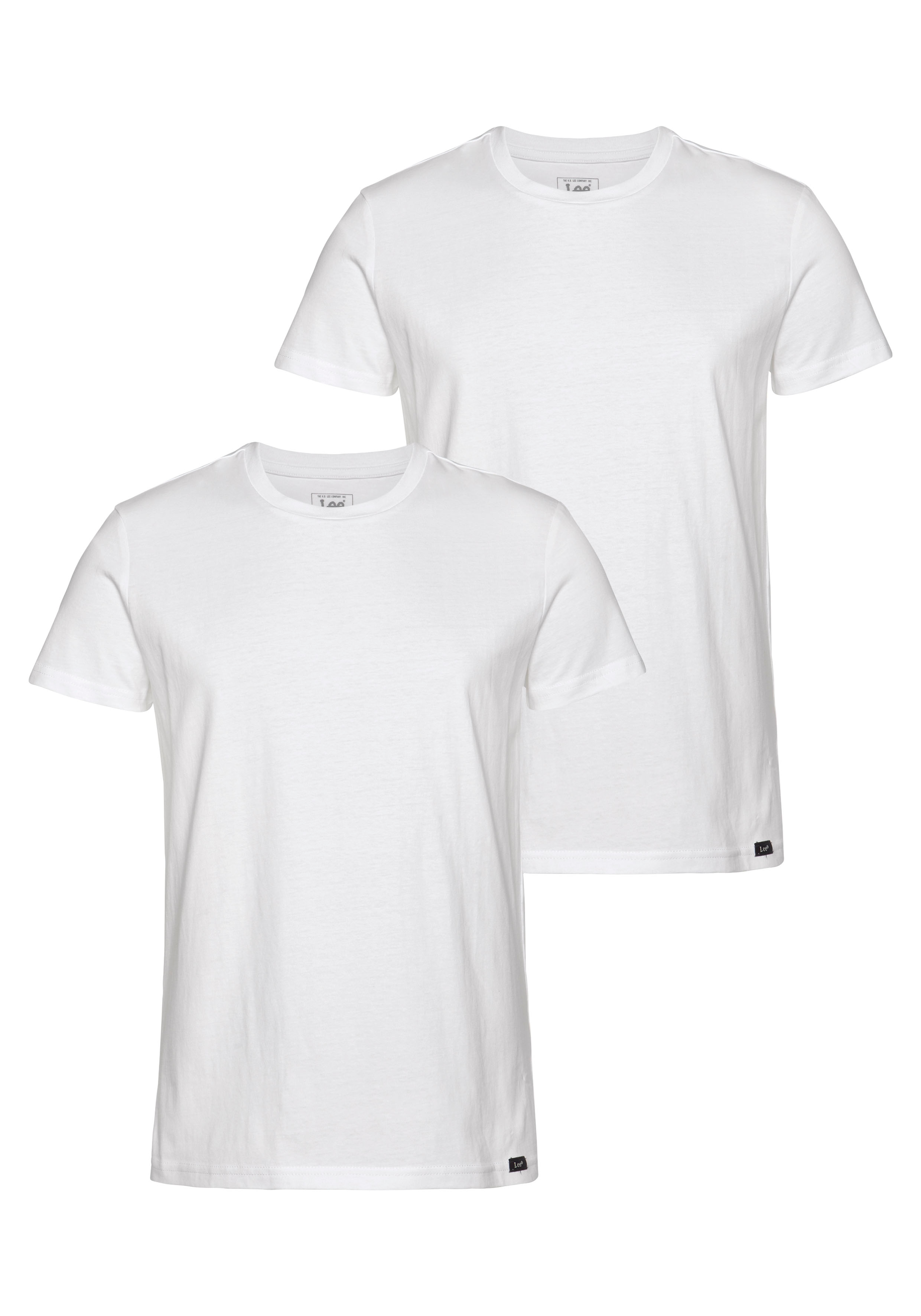 Lee T-shirt (set van 2) wit