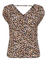Dames-T-shirt Only onlfuchsia plisse wovens