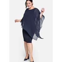 Sheego Cocktailkleid Abendkleider dunkelblau Damen 