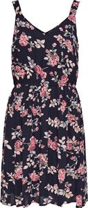 Only Bloemenprint Mouwloze Jurk Dames Blauw