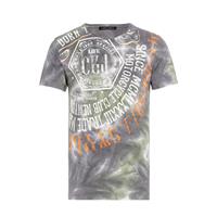 CIPO & BAXX T-Shirt T-Shirts grau Herren 