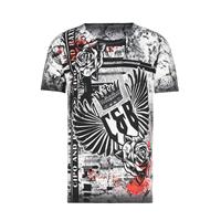 CIPO & BAXX T-Shirt T-Shirts schwarz/weiß Herren 