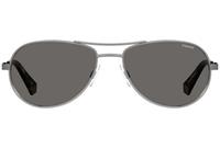 Polaroid Sonnenbrille Pilot Kat 1 Edelstahl Silber/grau (2100/s/x)