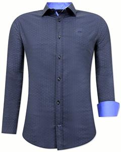 Tony Backer Met print slim fit