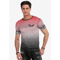 CIPO & BAXX T-Shirt T-Shirts rot Herren 