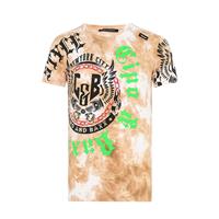 CIPO & BAXX T-Shirt T-Shirts hellbraun Herren 