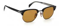 David Beckham zonnebril 1002/S cat.3 wayfarer staal zwart/bruin