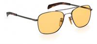 David Beckham zonnebril 7019/S cat.3 wayfarer RVS grijs/oranje