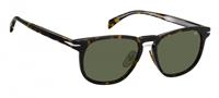 David Beckham zonnebril 7040/F/S heren cat. 3 rond bruin/groen