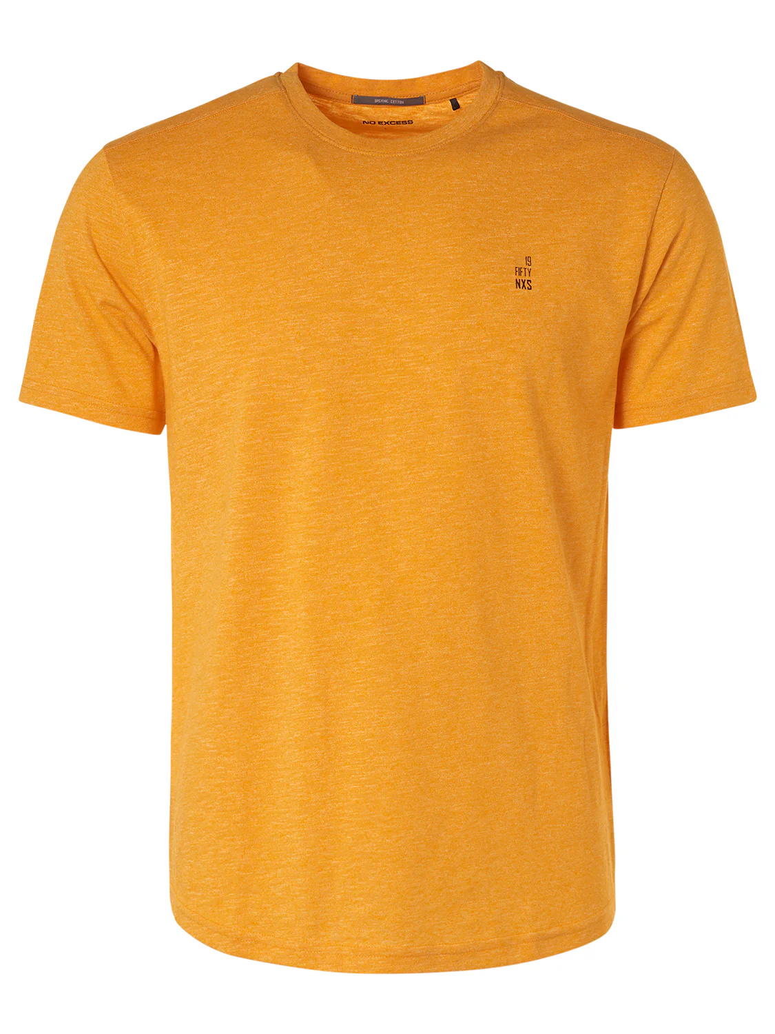 No Excess T-shirt crewneck 2 coloured melange sun