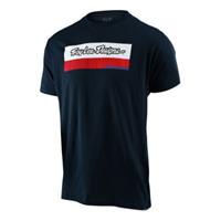 Troy Lee Designs Racing Block Fade Tee  - Navy
