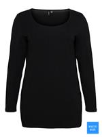 Vero Moda Curve Langarmshirt VMPAXI, mit Rundhalsausschnitt