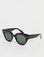Ray-Ban Cat eye zonnebril voor dames in zwart 0RB2192