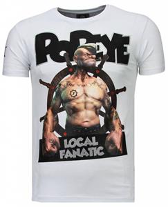 Local Fanatic T-shirt Korte Mouw  The Sailor Man Rhinestone