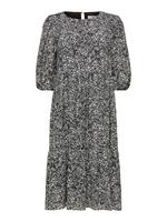 SELECTED FEMME Midikleid SLFVIOLE 3/4 MIDI AOP DRESS B NOOS