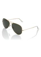 Ray-Ban Zonnebril Aviator 3025 Goud Groen Gepolariseerd 001/58 62mm