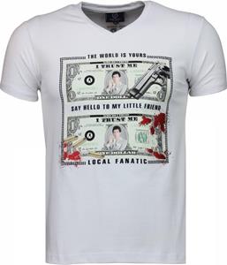 Local Fanatic T-shirt Korte Mouw  Scarface Dollar