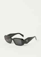 Prada PR17WS 1AB5S0 zwarte donkergrijze zonnebril