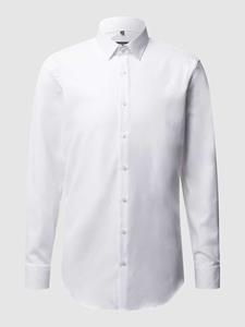 Jake*s Slim fit zakelijk overhemd van twill