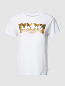 Levi's T-shirt met labelprint, model 'THE PERFECT TEE'