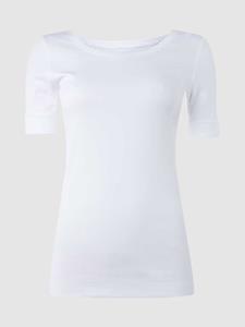 Marc Cain Rundhals T-Shirt weiß Damen 