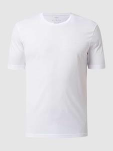 Fynch-Hatton T-Shirt, Rundhals, uni, für Herren, white