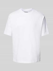 Casual friday Slim fit T-shirt met stretch, model 'David'