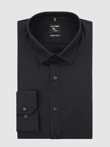 Langarmhemd »OLYMP No. 6 Six super slim Hemd mit Teilungsnah 0467/64/68 langarm schwarz«