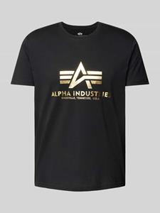 Alpha industries T-shirt met labelprint