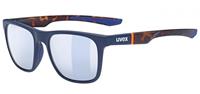 uvex LGL 42 Sonnenbrille Farbe: 4616 blue mat havanna, litemirror silver S3))