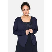 Sheego Bolero Strickjacken dunkelblau Damen 