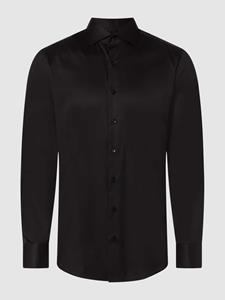 Eterna Slim fit zakelijk overhemd met haaikraag