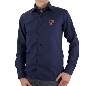 Sportus.nl Quick / Q1905 - Carter Overhemd - Navy/ Rood