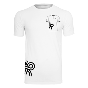 Sportus.nl Heurtefeu - Brand Cycling Stretch T-Shirt - Wit