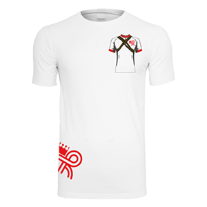 Sportus.nl Heurtefeu - Jean Robic 1947 Fitted Stretch T-Shirt - Wit