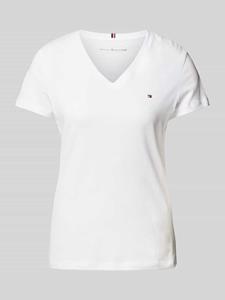 Tommy Hilfiger T-shirt van katoen met geborduurd logo