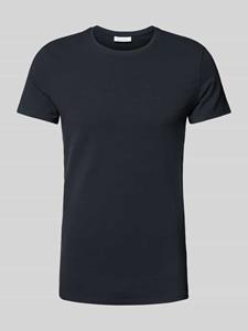 Casual friday Slim fit T-shirt met stretch, model 'David'